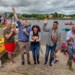 Limerick Pride Rainbow River Swim Parade at the the Curraghgour Boat Club marked the 30 year anniversary of decriminalisation of homosexuality in Ireland on June 24, 2023. Picture: Olena Oleksienko/ilovelimerick