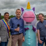 Limerick Pride Rainbow River Swim Parade at the the Curraghgour Boat Club marked the 30 year anniversary of decriminalisation of homosexuality in Ireland on June 24, 2023. Picture: Olena Oleksienko/ilovelimerick