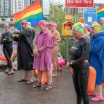 On Sunday, July 4, 2021 the Limerick Pride festivities kicked off  with the Rainbow River Swim Parade which saw over 80 swimmers from Limerick swimming group Limerick Narwhals taking to the river followed by over sailing boats, paddle boats and kayaks in a celebration of Pride on the River Shannon.  Picture: farhan Saeed/ilovelimerick