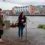 On Sunday, July 4, 2021 the Limerick Pride festivities kicked off  with the Rainbow River Swim Parade which saw over 80 swimmers from Limerick swimming group Limerick Narwhals taking to the river followed by over sailing boats, paddle boats and kayaks in a celebration of Pride on the River Shannon.  Picture: farhan Saeed/ilovelimerick