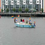 On Sunday, July 4, 2021 the Limerick Pride festivities kicked off  with the Rainbow River Swim Parade which saw over 80 swimmers from Limerick swimming group Limerick Narwhals taking to the river followed by over sailing boats, paddle boats and kayaks in a celebration of Pride on the River Shannon.  Picture: farhan Saeed/ilovelimerick