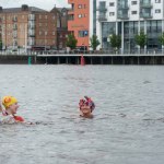 On Sunday, July 4, 2021 the Limerick Pride festivities kicked off  with the Rainbow River Swim Parade which saw over 80 swimmers from Limerick swimming group Limerick Narwhals taking to the river followed by over sailing boats, paddle boats and kayaks in a celebration of Pride on the River Shannon.  Picture: farhan Saeed/ilovelimerick