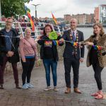 On Sunday, July 4, 2021 the Limerick Pride festivities kicked off  with the Rainbow River Swim Parade which saw over 80 swimmers from Limerick swimming group Limerick Narwhals taking to the river followed by over sailing boats, paddle boats and kayaks in a celebration of Pride on the River Shannon.  Picture: farhan Saeed/ilovelimerick