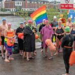 On Sunday, July 4, 2021 the Limerick Pride festivities kicked off  with the Rainbow River Swim Parade which saw over 80 swimmers from Limerick swimming group Limerick Narwhals taking to the river followed by over sailing boats, paddle boats and kayaks in a celebration of Pride on the River Shannon.  Picture: farhan Saeed/ilovelimerick
