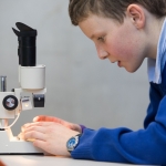 20/01/17 REPRO FREE Pictured at the 2017 RDS Primary Science Fair Limerick was Peter McHugh from Robeen NS, Claremorris, Mayo " Can a community school compost scheme encourage Robeen to become greener. This year the Limerick Fair doubled capacity to 120 schools, in only its second year. In total, across three venues: Dublin, Limerick and Belfast, a total of 7,500 primary school students will participate at the Fair. This is the first year of the RDS Primary Science Fair Belfast. Photo: Sean Curtin True Media.