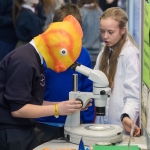 20/01/17 REPRO FREE Pictured at the 2017 RDS Primary Science Fair Limerick was Rory Piggott and Aoibheann Barry from Northampton NS, Kinvara, County Galway. This year the Limerick Fair doubled capacity to 120 schools, in only its second year. In total, across three venues: Dublin, Limerick and Belfast, a total of 7,500 primary school students will participate at the Fair. This is the first year of the RDS Primary Science Fair Belfast. Photo: Sean Curtin True Media.