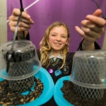 REPRO FREE 22/01/17 Pictured at the 2017 RDS Primary Science Fair Limerick was Abby O Dwyer from Cloverfield NS, Fromkeen, Co. Limerick. This year the Limerick Fair doubled capacity to 120 schools, in only its second year. In total, across three venues: Dublin, Limerick and Belfast, a total of 7,500 primary school students will participate at the Fair. This is the first year of the RDS Primary Science Fair Belfast. Picture Oisin McHugh True Media.