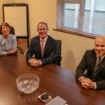 Lisa, Gordon and Peter Kearney celebrating 50 years of their family's business Rooney Auctioneers. Picture: Richard Lynch/ilovelimerick.