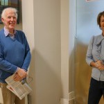 Pat Kearney and his daughter Lisa celebrating 50 years of his family's business Rooney Auctioneers. Picture: Richard Lynch/ilovelimerick.
