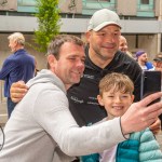 On Sunday 21st May, 2023, former Ireland, Lions and Ulster Rugby Captain Rory Best arrived at the International Rugby Experience in Limerick as part of his 330km Rory’s Miles 2 Mayo challenge in aid of Cancer Fund for Children. Picture: Olena Oleksienko/ilovelimerick