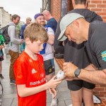 On Sunday 21st May, 2023, former Ireland, Lions and Ulster Rugby Captain Rory Best arrived at the International Rugby Experience in Limerick as part of his 330km Rory’s Miles 2 Mayo challenge in aid of Cancer Fund for Children. Picture: Olena Oleksienko/ilovelimerick