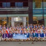 Rose of Tralee tour 2023 stopped in Limerick at the George Hotel and Savoy Hotel and crowds gathered to meet the Roses. Picture: Olena Oleksienko/ilovelimerick