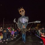 Samhain is Limerick’s Halloween Festival celebrating local folklore and traditions through talks and workshops, and fun educational events for children all set within the most ancient part of the city, Limerick’s Medieval Quarter. Picture is the Samhain Parade 2023 which took place Saturday, October 28, 2023. Picture: Olena Oleksienko/ilovelimerick