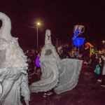Samhain is Limerick’s Halloween Festival celebrating local folklore and traditions through talks and workshops, and fun educational events for children all set within the most ancient part of the city, Limerick’s Medieval Quarter. Picture is the Samhain Parade 2023 which took place Saturday, October 28, 2023. Picture: Olena Oleksienko/ilovelimerick