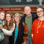Santa arrived at the Crescent Shopping Centre 
on Sunday, December 1st, 2024 and he greeted families at the Garryowen Mall entrance before leading a merry parade to his Grotto on City Mall. Picture: Olena Oleksienko/ilovelimerick