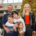 Santa arrived at the Crescent Shopping Centre 
on Sunday, December 1st, 2024 and he greeted families at the Garryowen Mall entrance before leading a merry parade to his Grotto on City Mall. Picture: Olena Oleksienko/ilovelimerick