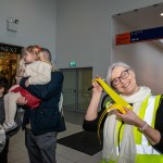 Santa arrived at the Crescent Shopping Centre 
on Sunday, December 1st, 2024 and he greeted families at the Garryowen Mall entrance before leading a merry parade to his Grotto on City Mall. Picture: Olena Oleksienko/ilovelimerick