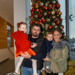 Santa arrived at the Crescent Shopping Centre 
on Sunday, December 1st, 2024 and he greeted families at the Garryowen Mall entrance before leading a merry parade to his Grotto on City Mall. Picture: Olena Oleksienko/ilovelimerick