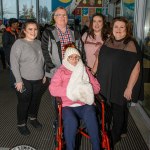 Santa arrived at the Crescent Shopping Centre 
on Sunday, December 1st, 2024 and he greeted families at the Garryowen Mall entrance before leading a merry parade to his Grotto on City Mall. Picture: Olena Oleksienko/ilovelimerick