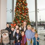 Santa arrived at the Crescent Shopping Centre 
on Sunday, December 1st, 2024 and he greeted families at the Garryowen Mall entrance before leading a merry parade to his Grotto on City Mall. Picture: Olena Oleksienko/ilovelimerick