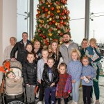 Santa arrived at the Crescent Shopping Centre 
on Sunday, December 1st, 2024 and he greeted families at the Garryowen Mall entrance before leading a merry parade to his Grotto on City Mall. Picture: Olena Oleksienko/ilovelimerick