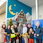 Santa arrived at the Crescent Shopping Centre 
on Sunday, December 1st, 2024 and he greeted families at the Garryowen Mall entrance before leading a merry parade to his Grotto on City Mall. Picture: Olena Oleksienko/ilovelimerick