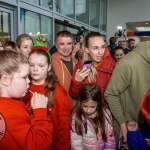 Santa arrived at the Crescent Shopping Centre 
on Sunday, December 1st, 2024 and he greeted families at the Garryowen Mall entrance before leading a merry parade to his Grotto on City Mall. Picture: Olena Oleksienko/ilovelimerick