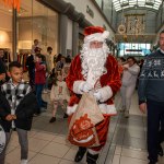 Santa arrived at the Crescent Shopping Centre 
on Sunday, December 1st, 2024 and he greeted families at the Garryowen Mall entrance before leading a merry parade to his Grotto on City Mall. Picture: Olena Oleksienko/ilovelimerick