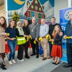 Santa arrived at the Crescent Shopping Centre 
on Sunday, December 1st, 2024 and he greeted families at the Garryowen Mall entrance before leading a merry parade to his Grotto on City Mall. Picture: Olena Oleksienko/ilovelimerick