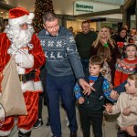 Santa arrived at the Crescent Shopping Centre 
on Sunday, December 1st, 2024 and he greeted families at the Garryowen Mall entrance before leading a merry parade to his Grotto on City Mall. Picture: Olena Oleksienko/ilovelimerick
