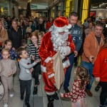 Santa arrived at the Crescent Shopping Centre 
on Sunday, December 1st, 2024 and he greeted families at the Garryowen Mall entrance before leading a merry parade to his Grotto on City Mall. Picture: Olena Oleksienko/ilovelimerick