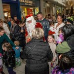 Santa arrived at the Crescent Shopping Centre 
on Sunday, December 1st, 2024 and he greeted families at the Garryowen Mall entrance before leading a merry parade to his Grotto on City Mall. Picture: Olena Oleksienko/ilovelimerick