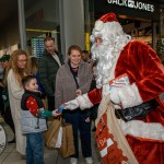Santa arrived at the Crescent Shopping Centre 
on Sunday, December 1st, 2024 and he greeted families at the Garryowen Mall entrance before leading a merry parade to his Grotto on City Mall. Picture: Olena Oleksienko/ilovelimerick