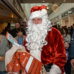 Santa arrived at the Crescent Shopping Centre 
on Sunday, December 1st, 2024 and he greeted families at the Garryowen Mall entrance before leading a merry parade to his Grotto on City Mall. Picture: Olena Oleksienko/ilovelimerick