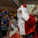 Santa arrived at the Crescent Shopping Centre 
on Sunday, December 1st, 2024 and he greeted families at the Garryowen Mall entrance before leading a merry parade to his Grotto on City Mall. Picture: Olena Oleksienko/ilovelimerick