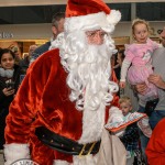Santa arrived at the Crescent Shopping Centre 
on Sunday, December 1st, 2024 and he greeted families at the Garryowen Mall entrance before leading a merry parade to his Grotto on City Mall. Picture: Olena Oleksienko/ilovelimerick