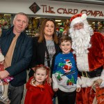 Santa arrived at the Crescent Shopping Centre 
on Sunday, December 1st, 2024 and he greeted families at the Garryowen Mall entrance before leading a merry parade to his Grotto on City Mall. Picture: Olena Oleksienko/ilovelimerick