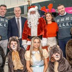 Santa arrived at the Crescent Shopping Centre 
on Sunday, December 1st, 2024 and he greeted families at the Garryowen Mall entrance before leading a merry parade to his Grotto on City Mall. Picture: Olena Oleksienko/ilovelimerick