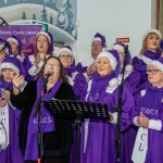 Santa arrived at the Crescent Shopping Centre 
on Sunday, December 1st, 2024 and he greeted families at the Garryowen Mall entrance before leading a merry parade to his Grotto on City Mall. Picture: Olena Oleksienko/ilovelimerick