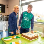 Past pupils, olympian Sarah Lavin & paralympian Tiarnan O'Donnell visited Castletroy College on March 26, 2025. Picture: Olena Oleksienko/ilovelimerick