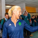 Past pupils, olympian Sarah Lavin & paralympian Tiarnan O'Donnell visited Castletroy College on March 26, 2025. Picture: Olena Oleksienko/ilovelimerick