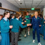 Past pupils, olympian Sarah Lavin & paralympian Tiarnan O'Donnell visited Castletroy College on March 26, 2025. Picture: Olena Oleksienko/ilovelimerick