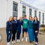Past pupils, olympian Sarah Lavin & paralympian Tiarnan O'Donnell visited Castletroy College on March 26, 2025. Picture: Olena Oleksienko/ilovelimerick