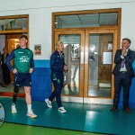 Past pupils, olympian Sarah Lavin & paralympian Tiarnan O'Donnell visited Castletroy College on March 26, 2025. Picture: Olena Oleksienko/ilovelimerick