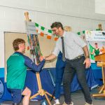 Past pupils, olympian Sarah Lavin & paralympian Tiarnan O'Donnell visited Castletroy College on March 26, 2025. Picture: Olena Oleksienko/ilovelimerick