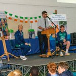 Past pupils, olympian Sarah Lavin & paralympian Tiarnan O'Donnell visited Castletroy College on March 26, 2025. Picture: Olena Oleksienko/ilovelimerick