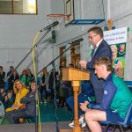 Past pupils, olympian Sarah Lavin & paralympian Tiarnan O'Donnell visited Castletroy College on March 26, 2025. Picture: Olena Oleksienko/ilovelimerick