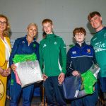 Past pupils, olympian Sarah Lavin & paralympian Tiarnan O'Donnell visited Castletroy College on March 26, 2025. Picture: Olena Oleksienko/ilovelimerick