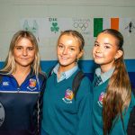 Past pupils, olympian Sarah Lavin & paralympian Tiarnan O'Donnell visited Castletroy College on March 26, 2025. Picture: Olena Oleksienko/ilovelimerick