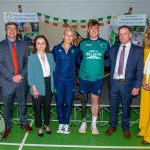 Past pupils, olympian Sarah Lavin & paralympian Tiarnan O'Donnell visited Castletroy College on March 26, 2025. Picture: Olena Oleksienko/ilovelimerick